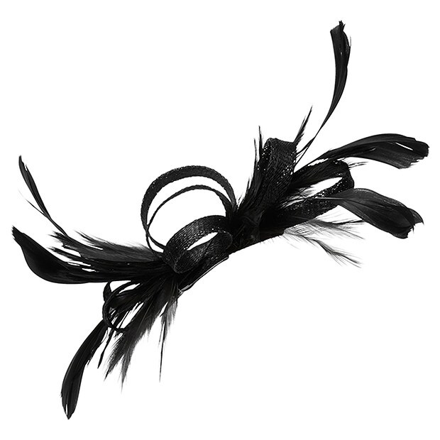 Synamay Clip Fascinator - Black Synamay Clip Fascinator - Black
