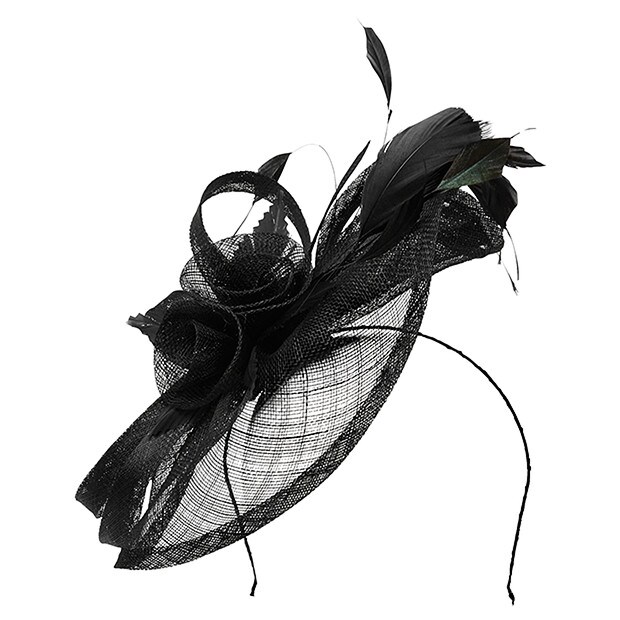 Synamay Fascinator - Black Synamay Fascinator - Black