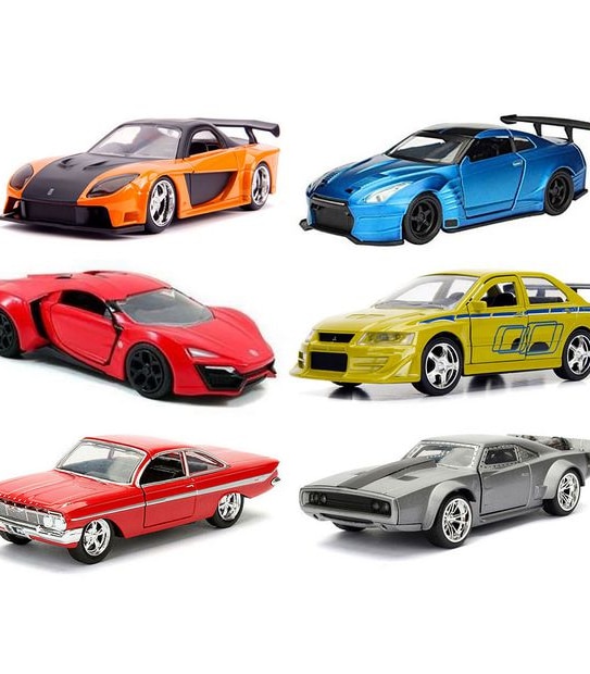 Jada Fast & Furious Hollywood Rides 1:32 Vehicle Pack Assorted