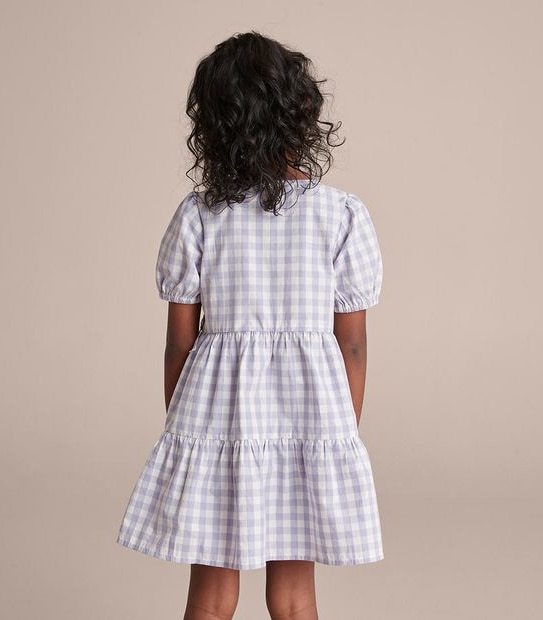 Gingham Wrap Dress