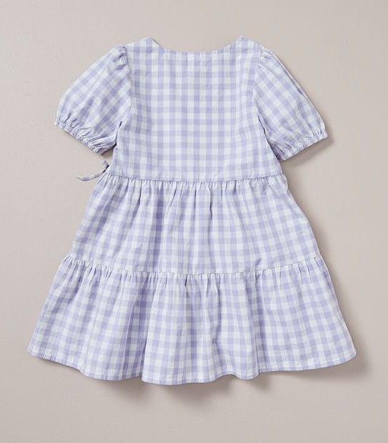 Gingham Wrap Dress