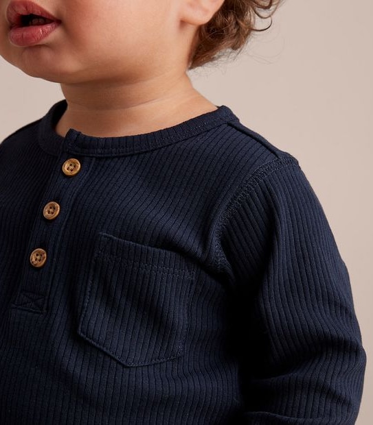 Baby Henley Top 4 of 5