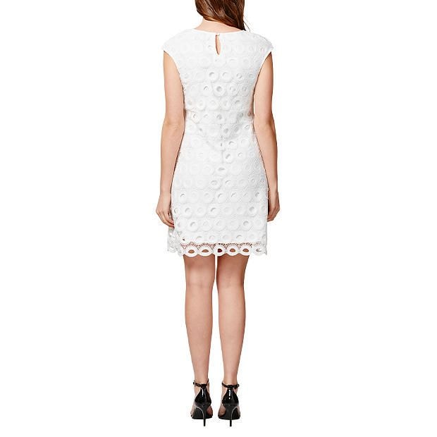 Lace Shift Dress White Target Australia