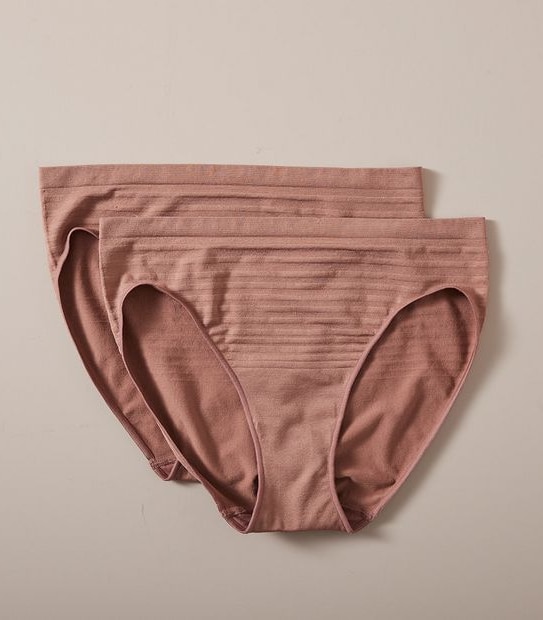 Fuller Figure 2 Pack Seamfree High Cut Briefs; Style: LHC29837
