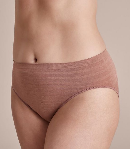 Fuller Figure 2 Pack Seamfree High Cut Briefs; Style: LHC29837