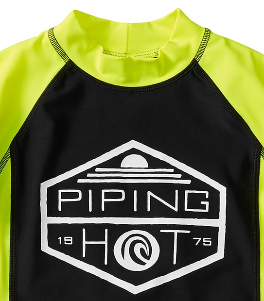Boys' Piping Hot Short Sleeve Rash Vest