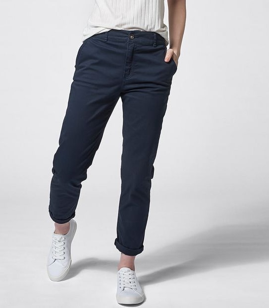 Dannii Minogue Petites Chino Pants - Navy Blue