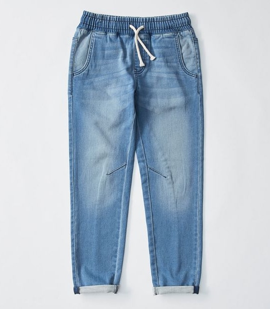Boys Wonder Denim Terry Jogger - Dark Indigo
