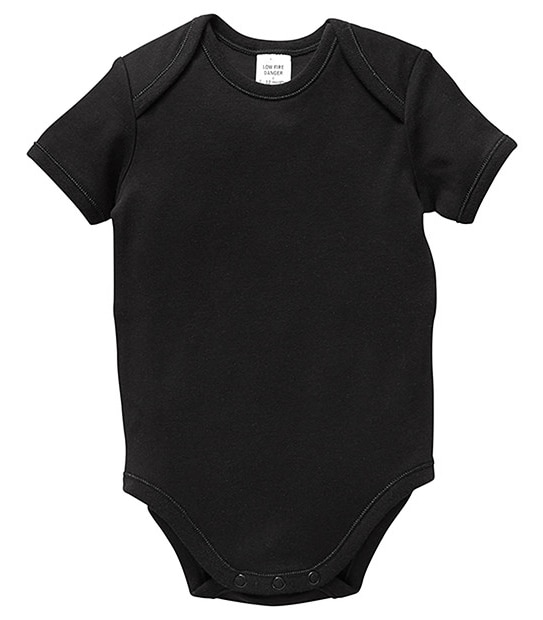 Short Sleeve Bodysuit - Black