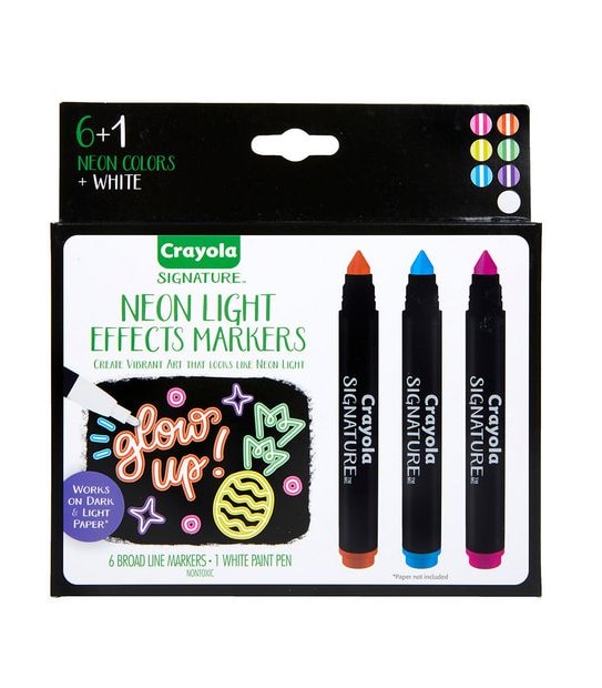 Crayola Signature Neon Light Effects Markers