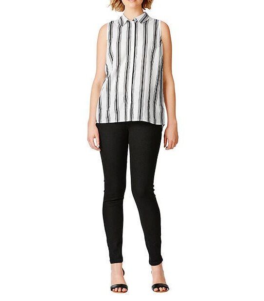 Sleeveless Shirt - Black Stripes 5 of 5