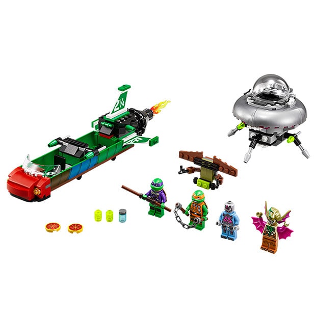 Mini Figure Teenage Mutant Ninja Turtles The Kraang w// Ship LEGO