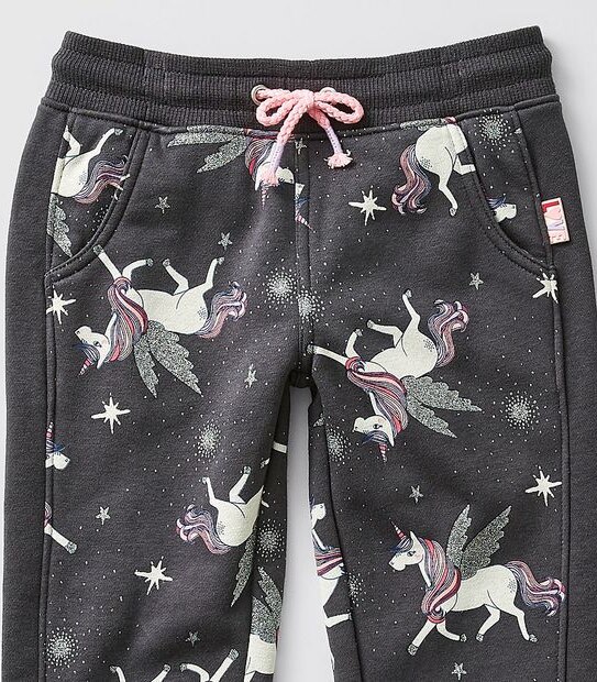 Glitter Print Trackpants