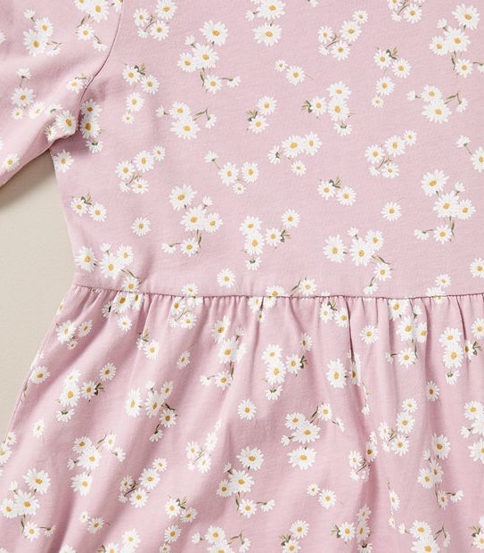 Long Sleeve Print Dress 5 of 5