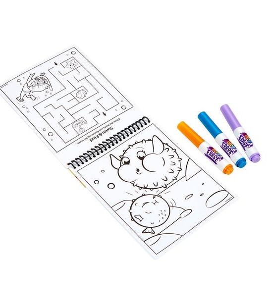 Crayola Colour N Erase Reusable Activity Pad - Under the Sea