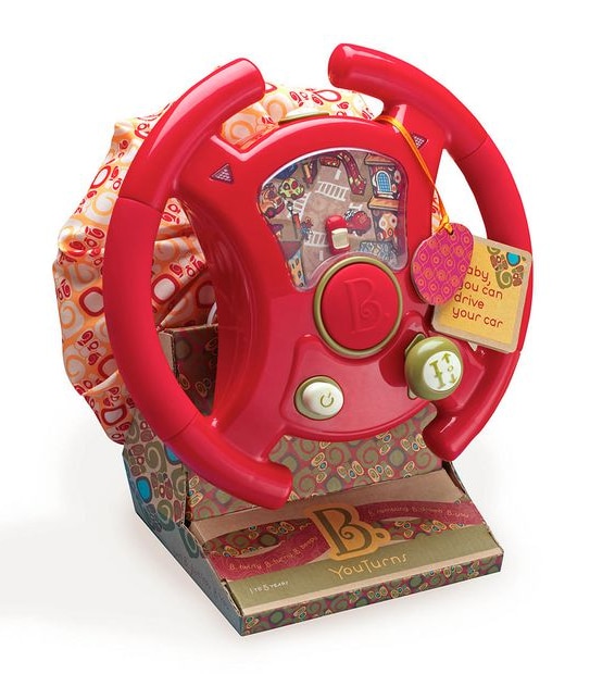 B. toys - YouTurns Toy Steering Wheel