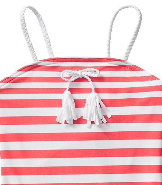One Piece Stripe Chlorine Resistant Bathers