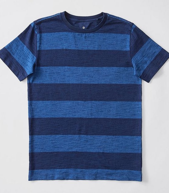 Block Stripe T-shirt - Blue