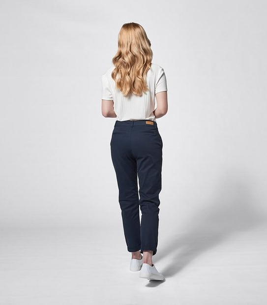 Dannii Minogue Petites Chino Pants - Navy Blue
