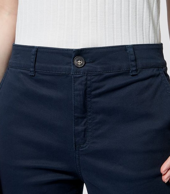 Dannii Minogue Petites Chino Pants - Navy Blue