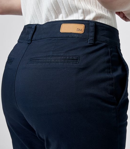 Dannii Minogue Petites Chino Pants - Navy Blue