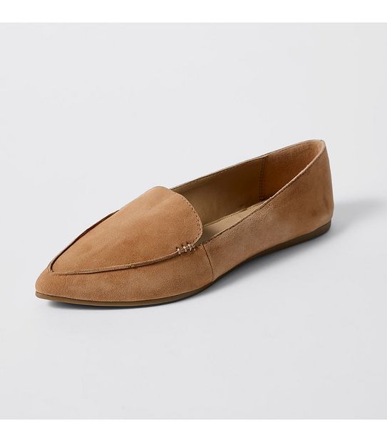 Womens Fontaine II Suede Leather Loafers