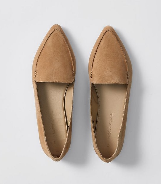 Womens Fontaine II Suede Leather Loafers