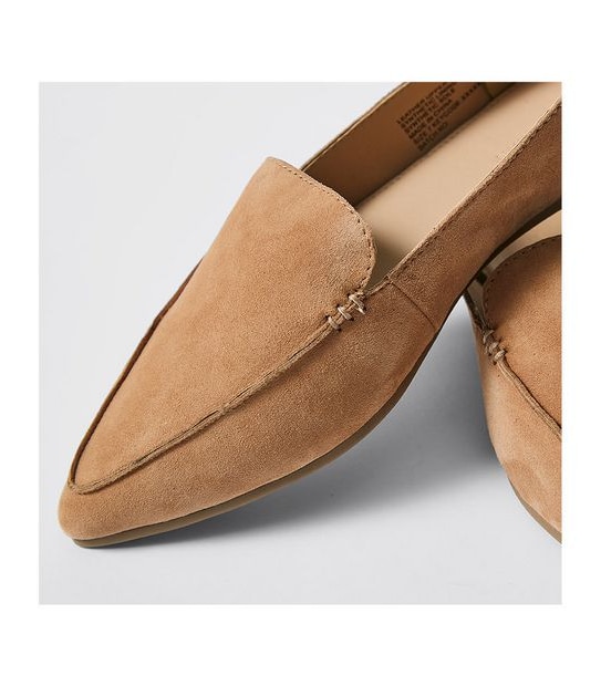Womens Fontaine II Suede Leather Loafers
