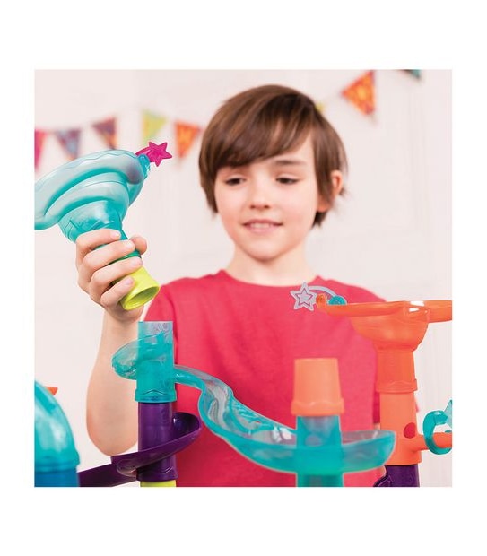 B. toys - Marble Run Set - Marble-palooza – 38 Pieces