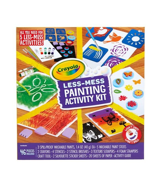 Crayola Less Mess Painting Activity Kit