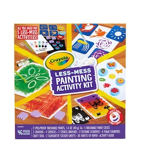 Crayola Less Mess Painting Activity Kit Crayola Less Mess Painting Activity Kit