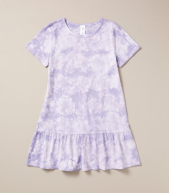 Tie-Dye Drop Hem Dress