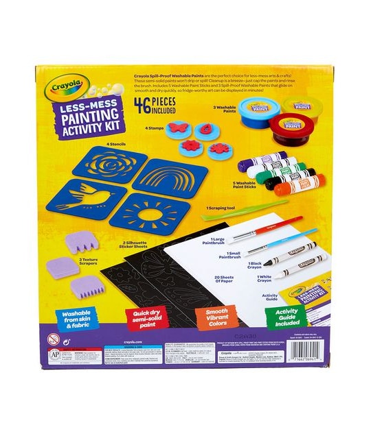 Crayola Less Mess Painting Activity Kit