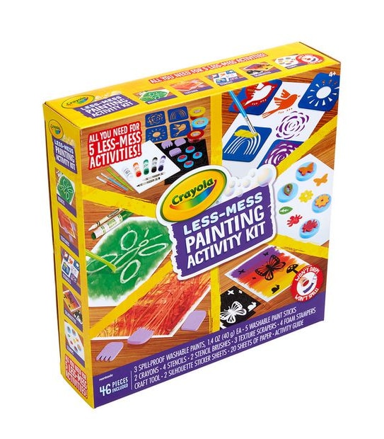 Crayola Less Mess Painting Activity Kit