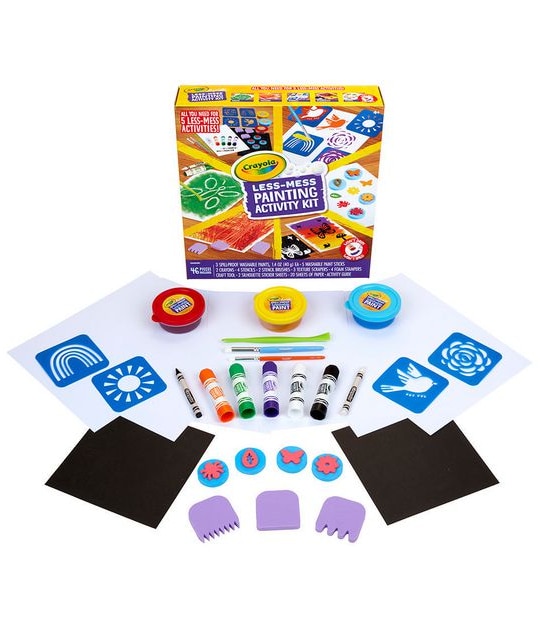 Crayola Less Mess Painting Activity Kit