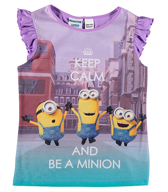 Girls' Minions Short Leg Pyjama Set 2 of 5