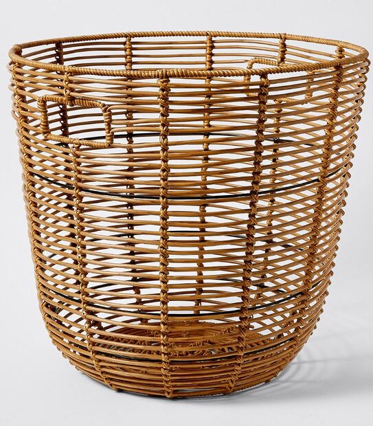 Woven Rattan Plastic Small Basket