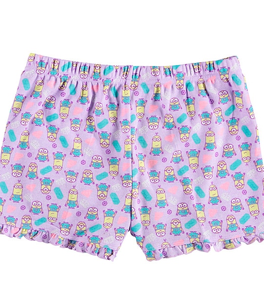 Girls' Minions Short Leg Pyjama Set 4 of 5