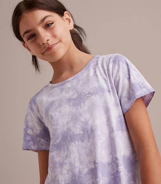 Tie-Dye Drop Hem Dress