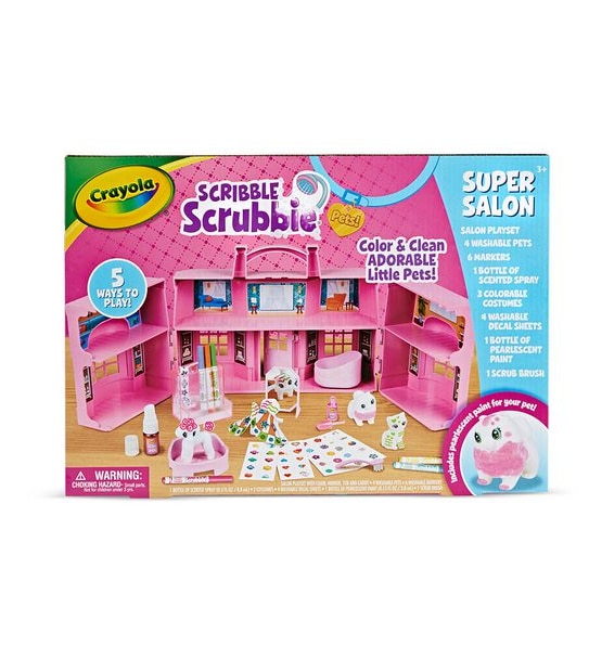 Crayola Scribble Scrubbie Pets Super Salon