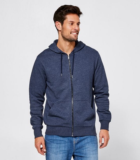 Fleece Zip Through Hoodie