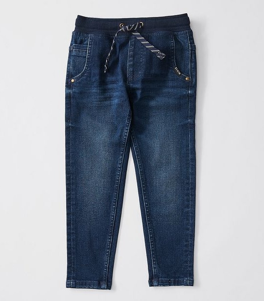 Ribbed Waist Jean