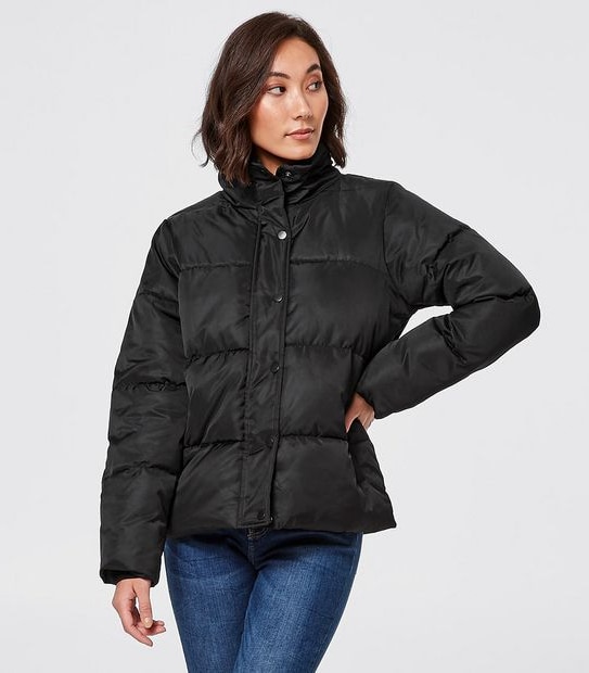 Padded Puffer Jacket - Black | Target Australia