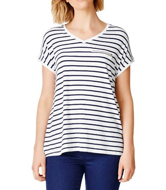 Zip Detail T-Shirt