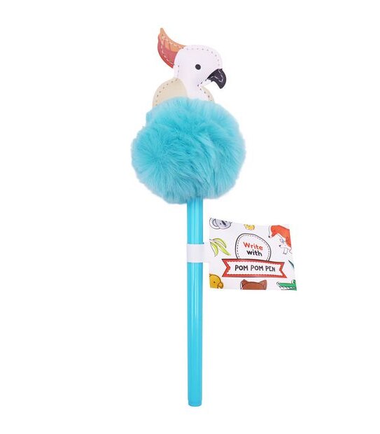 Cockatoo Pom-Pom Pen