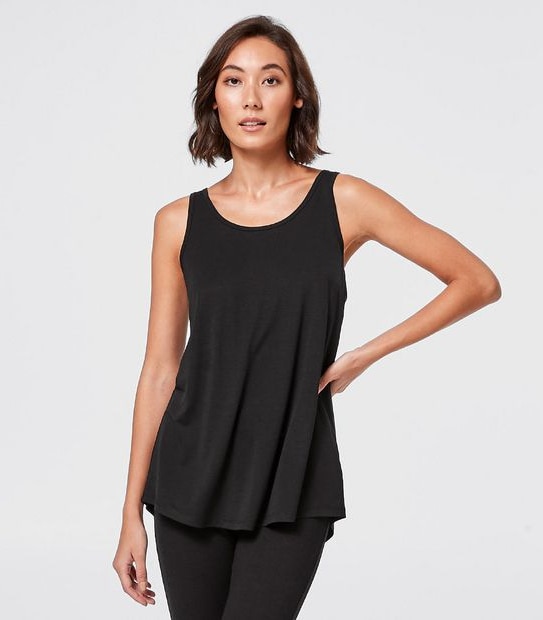 Active Crossback Tank Top - Black