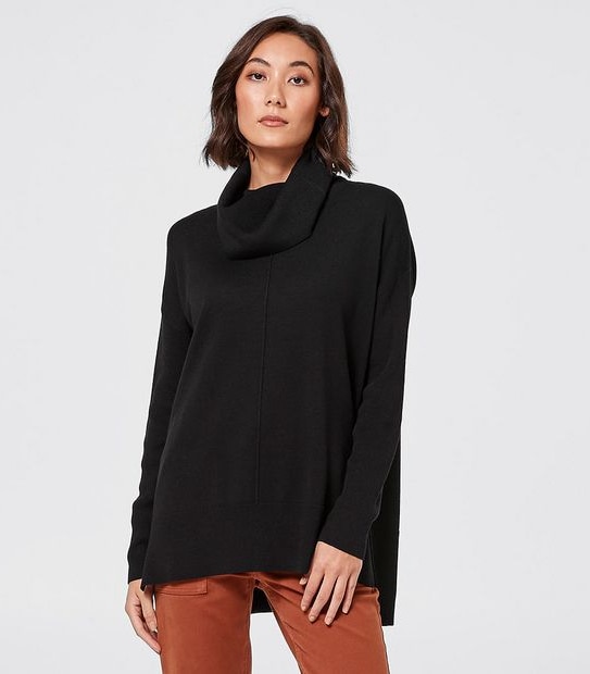 Soft Touch Roll Neck Jumper - Black