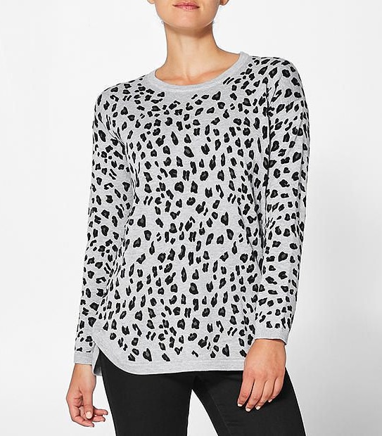 Animal Print Jumper