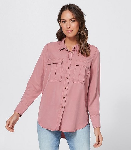 Utility Resort Shirt - Old Rose