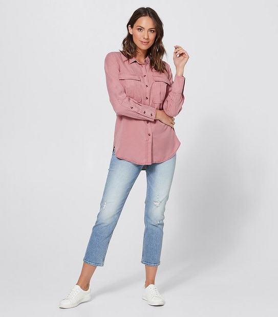 Utility Resort Shirt - Old Rose